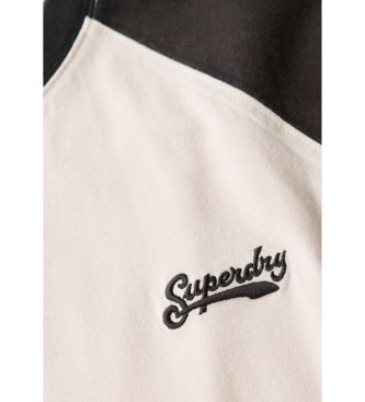 Superdry Essential Logo Baseball T-Shirt white