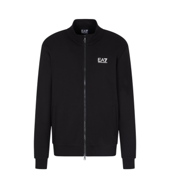 EA7 Sweat-shirt noir avec logo