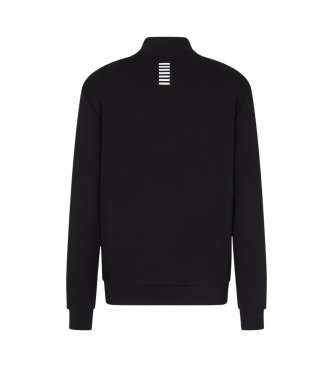 EA7 Sweat-shirt noir avec logo