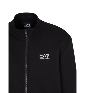 EA7 Sweat-shirt noir avec logo