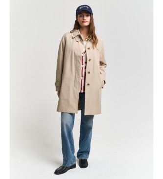 Gant Beige katoenen overjas