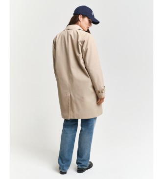 Gant Beige katoenen overjas