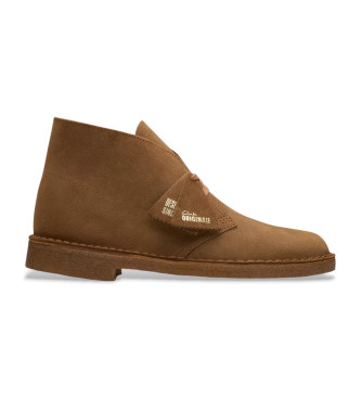 Clarks Botas de piel Desert marrn