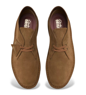 Clarks Botas de piel Desert marrn