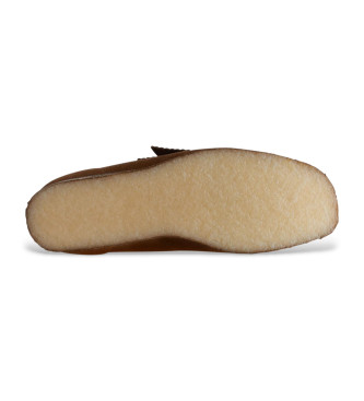 Clarks Zapatos  de piel Wallabee marrn
