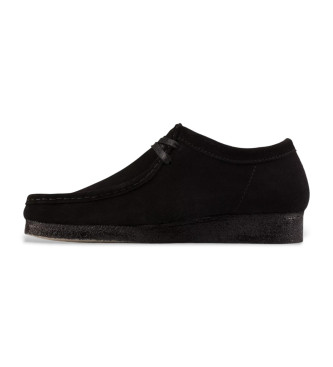 Clarks Scarpe in pelle Wallabee nere