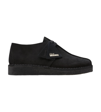 Clarks Skórzane buty Desert Trek w kolorze czarnym