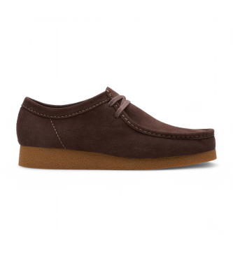 Clarks Zapatos de piel WallabeeEVO marrn