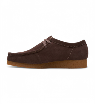 Clarks Zapatos de piel WallabeeEVO marrn