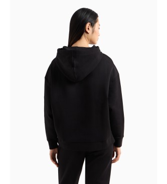 A|X Armani Exchange Sweat-shirt noir avec logo