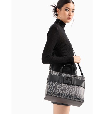 Armani Exchange Saco de compras preto
