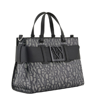 Armani Exchange Saco de compras preto