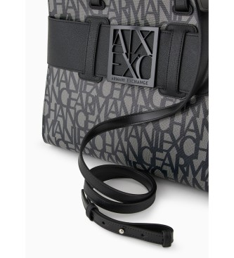 Armani Exchange Saco de compras preto
