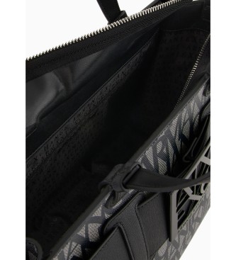 Armani Exchange Saco de compras preto