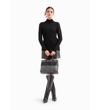 Armani Exchange Saco de compras preto