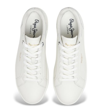 Pepe Jeans Camden Edition Lder Sneakers hvid