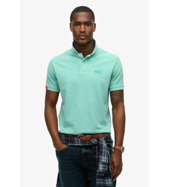 Superdry Vintage Poloshirt Destroy grn