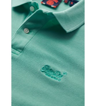 Superdry Vintage Poloshirt Destroy grn