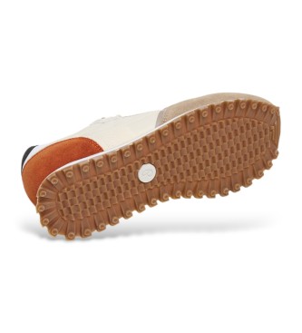 Pepe Jeans Zapatillas de piel Brti-On Master beige