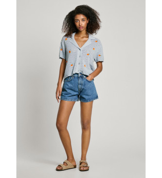 Pepe Jeans Modra majica Olaya