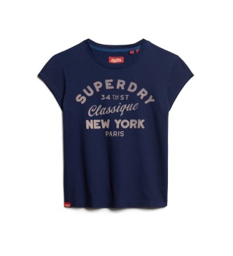 Superdry T-shirt  manches courtes Workwear navy