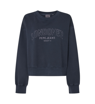 Pepe Jeans Felpa blu navy Fiorelina