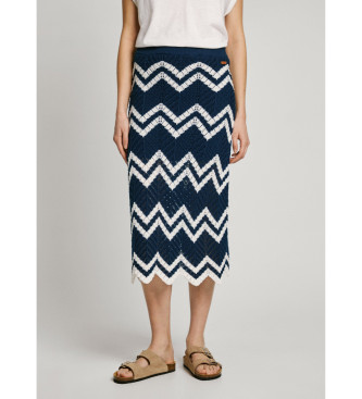 Pepe Jeans Saia Ollie azul-marinho