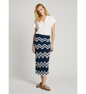 Pepe Jeans Saia Ollie azul-marinho