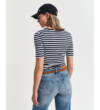 Gant T-shirt girocollo blu navy