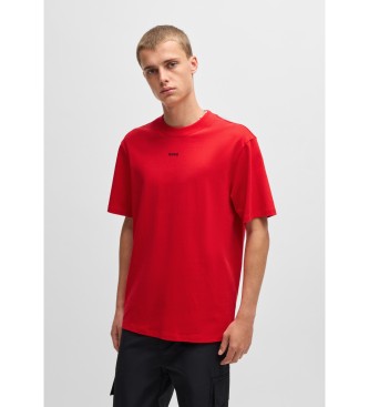 HUGO T-shirt Dapolino rouge