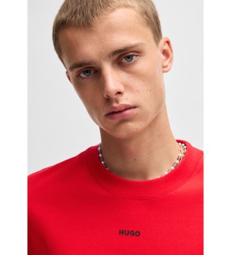 HUGO T-shirt Dapolino rouge