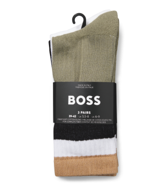 BOSS 3 par Iconic-strmper - hvid, grn, sort