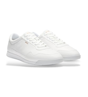 BOSS Sneakers Nitan in pelle bianca