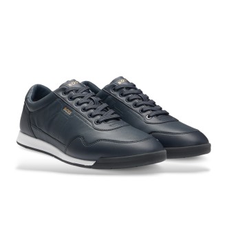 BOSS Sneakers in pelle Nitan blu navy