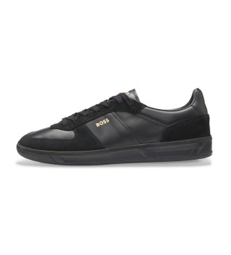 BOSS Careton Leather Sneakers black