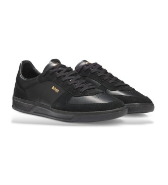 BOSS Careton Leather Sneakers black
