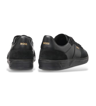BOSS Careton Leather Sneakers black