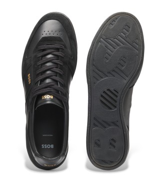 BOSS Careton Leather Sneakers black
