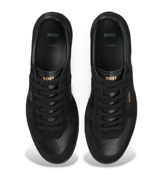 BOSS Careton Leather Sneakers black