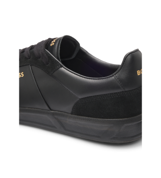 BOSS Careton Leather Sneakers black