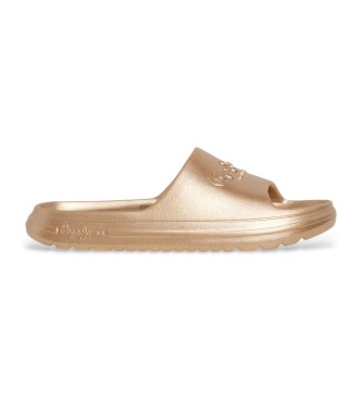 Pepe Jeans Flip-Flops Strand Slidemet gold