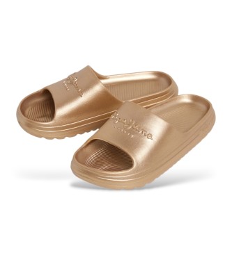 Pepe Jeans Flip-Flops Strand Slidemet gold