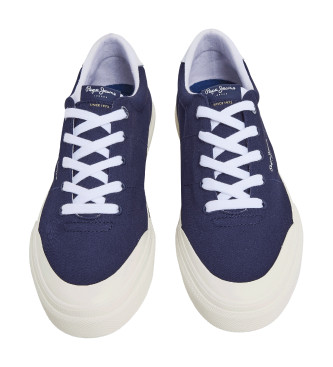 Pepe Jeans Kenton usnjene superge Navy Series