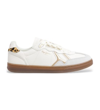 Pepe Jeans Ball fun chaussures en cuir blanc