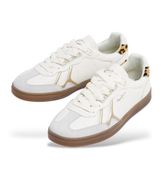 Pepe Jeans Ball fun chaussures en cuir blanc