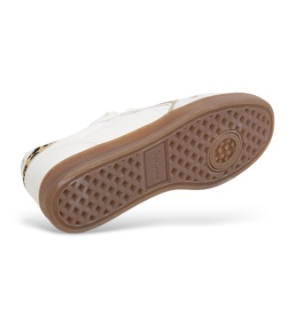 Pepe Jeans Ball fun chaussures en cuir blanc
