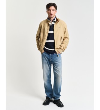 Gant Cazadora Harrington de algodn beige