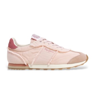 Pepe Jeans Sneakers in pelle twill rosa Once