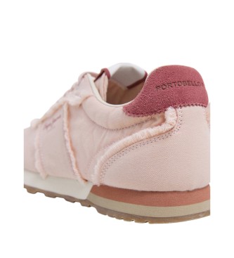 Pepe Jeans Sneakers in pelle twill rosa Once