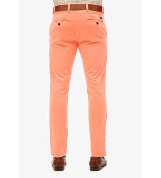 Superdry International orange chino trousers